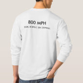 1300 km/u t-shirt (Achterkant)