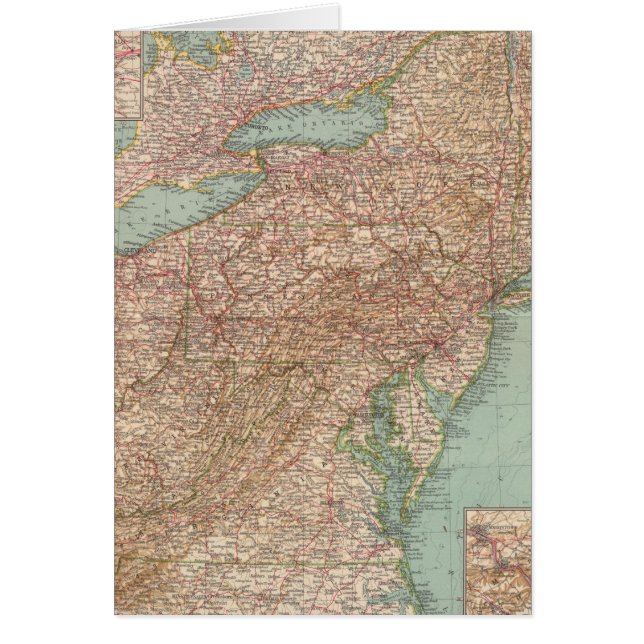13031 Ohio, Penn, NY, Vt, NH, WVa, Va, NC (Voorkant)