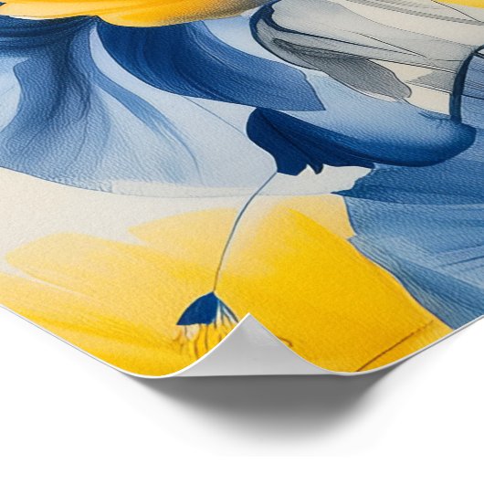 1304 Bloemen Poster (Hoek)