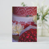 1304-Trouwtaart, Boeket en Ringen Kaart (Staand voorkant)