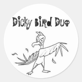 1306390029_1df9e16e50, Dicky Bird Duo Ronde Sticker