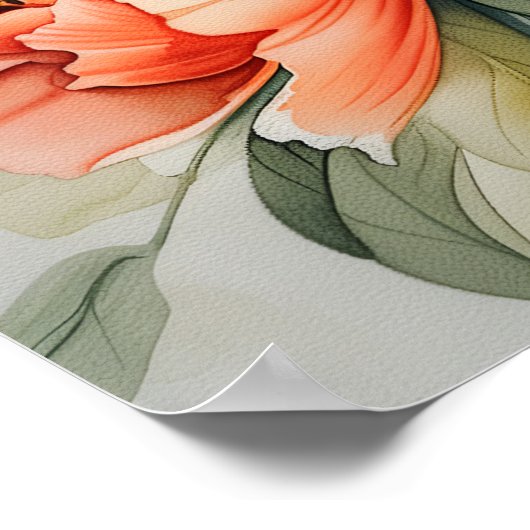 1307 Bloemen Poster (Hoek)