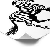 1308759321_Vector_Clipart Zebra wild Poster (Hoek)