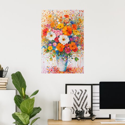 1308 Bloemen Poster (Thuiskantoor)