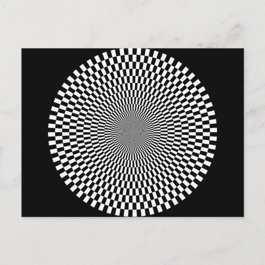 1309144895_Vector ZWART WIT OPTISCHE ILLUSIES Briefkaart (Voorkant)