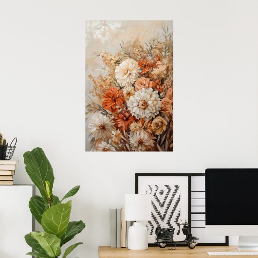 1309 Bloemen Poster (Thuiskantoor)