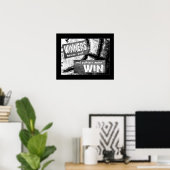 #130 (Matte) Basketball Poster (Thuiskantoor)