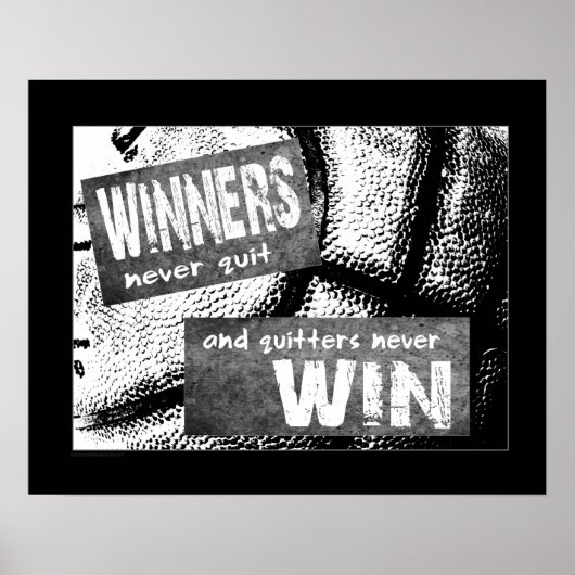 #130 (Matte) Basketball Poster (Voorkant)