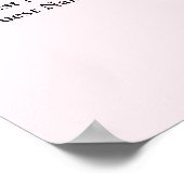 130 Roze en gouden Floral Wedding Seating Chart Poster (Hoek)