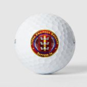 130e Engineer Brigade "Sappers in" Golf Balls Golfballen (Voorkant)