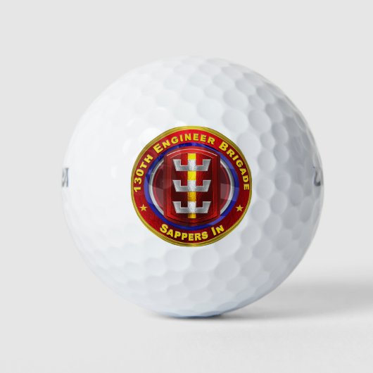 130e werktuigkundige brigade "Sappers in" Golfballen (Voorkant)