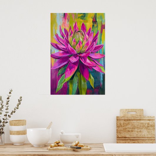 1310 Bloemen Poster (Keuken)