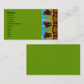 1312743176_Vector_Clipart Hawaiian Tiki mannen Visitekaartje (Voorkant / Achterkant)