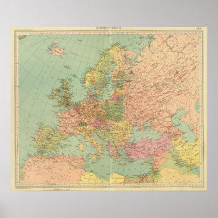 1314 Politiek Europa Poster