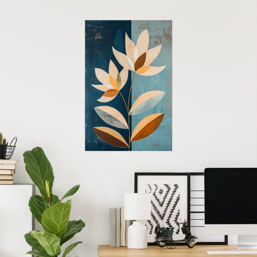 1316 Bloemen Poster (Thuiskantoor)