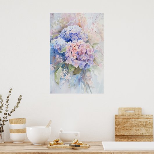 1317 Bloemen Poster (Keuken)