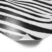 1318-Zebra Foto Afdruk (Hoek)
