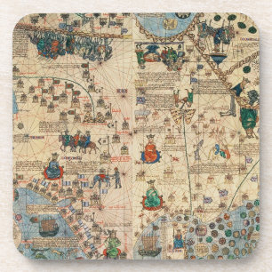 131-0058260/1 Catalaanse atlas: Detail of Asia, do Onderzetter