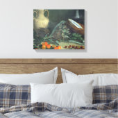 131-0059642 Nog niet in leven met groenten en frui Canvas Afdruk (Insitu (Slaapkamer))