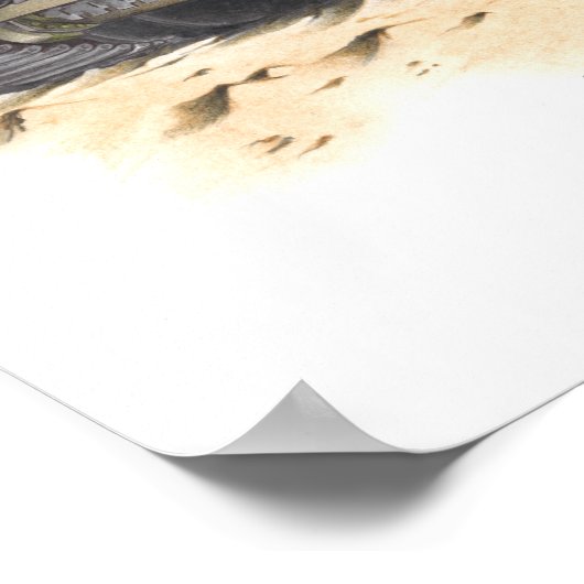 131 Tijger Poster (Hoek)