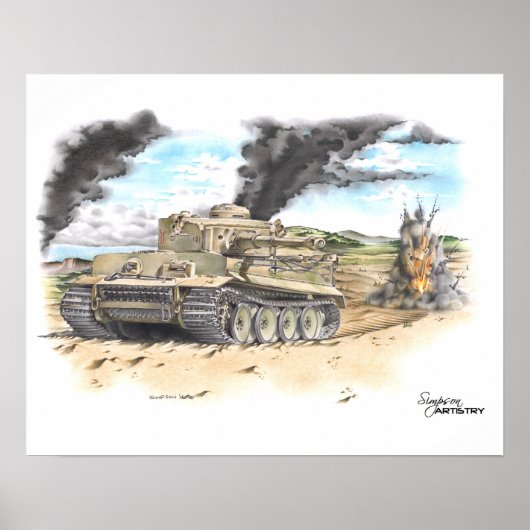 131 Tijger Poster (Voorkant)