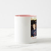 131, Wij houden van onze Yia Yia Tweekleurige Koffiemok (Center)