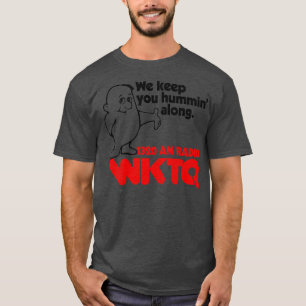 1320 WKTQ Pittsburgh Retro-defect radiostation T-shirt