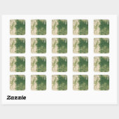 132 Betere grond 1900 Vierkante Sticker (Vel)