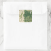 132 Betere grond 1900 Vierkante Sticker (Tas)