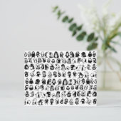 132 Pinguïns Briefkaart (Staand voorkant)