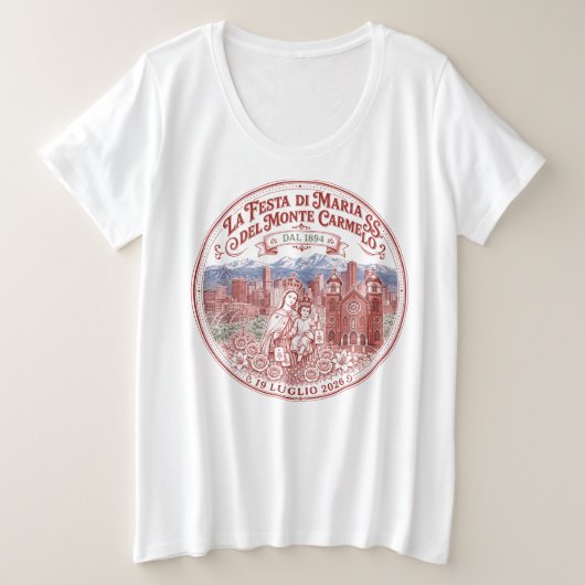 132ste Feest Vrouwen Grote Maat T-shirt (Design voorkant)