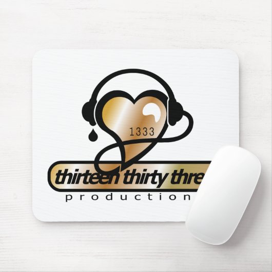 1333 Producties-Logo Muismat (Met muis)