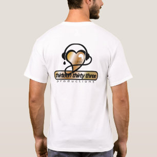 1333 Producties - Logo voor-/achterontwerp T-shirt