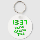 1337 Gamingtijd Sleutelhanger (Voorkant)