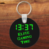 1337 Gamingtijd Sleutelhanger (Achterkant)