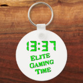 1337 Gamingtijd Sleutelhanger (Voorkant)
