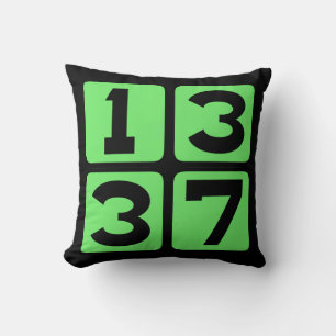 1337 Leet Leetspeak Eleet Internet Meme Taal Kussen