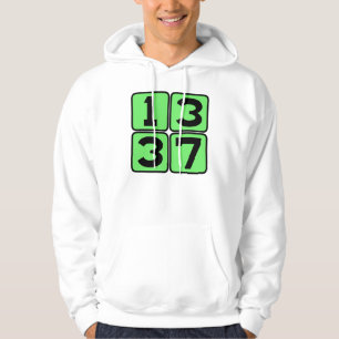 1337 Leet Leetspeak Eleet Internet Meme Taalgebrui Hoodie
