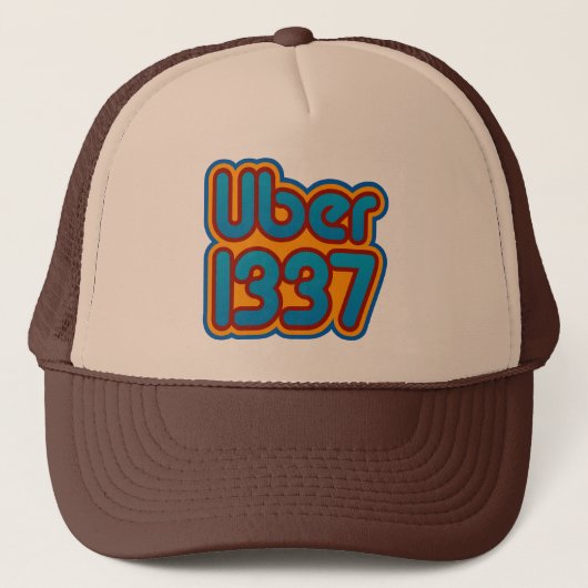 1337 Uber. Trucker Pet (Voorkant)