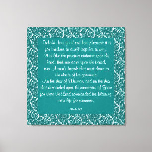 133 psalm canvas afdruk