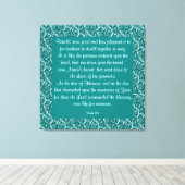 133 psalm canvas afdruk (Insitu (Houten vloer))