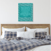 133 psalm canvas afdruk (Insitu (Slaapkamer))