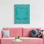 133 psalm canvas afdruk (Insitu (Woonkamer))