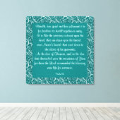 133 psalm canvas afdruk (Insitu (Houten vloer))
