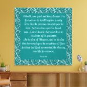 133 psalm canvas afdruk (Insitu (Woonkamer))