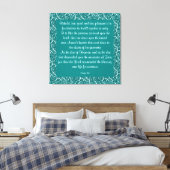 133 psalm canvas afdruk (Insitu (Slaapkamer))