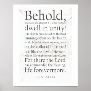 133 psalm poster