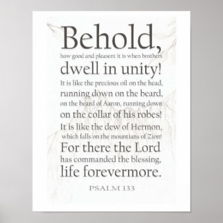 133 psalm poster