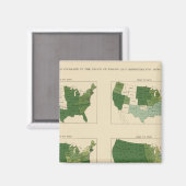 133 Verhoging van de waarde van boerderijen 1850-1 Magneet (Voorkant / Achterkant)