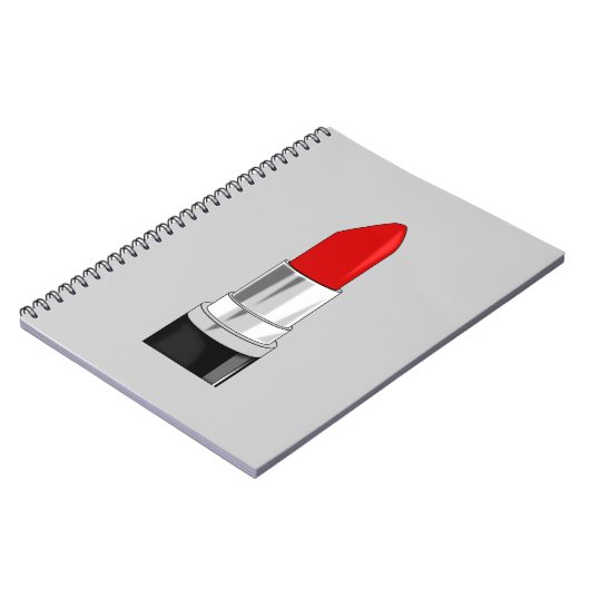 13479 RED LIPSTICK MAKEUP BEAUTY MODE STYLE SAL NOTITIEBOEK (Linkerzijde)